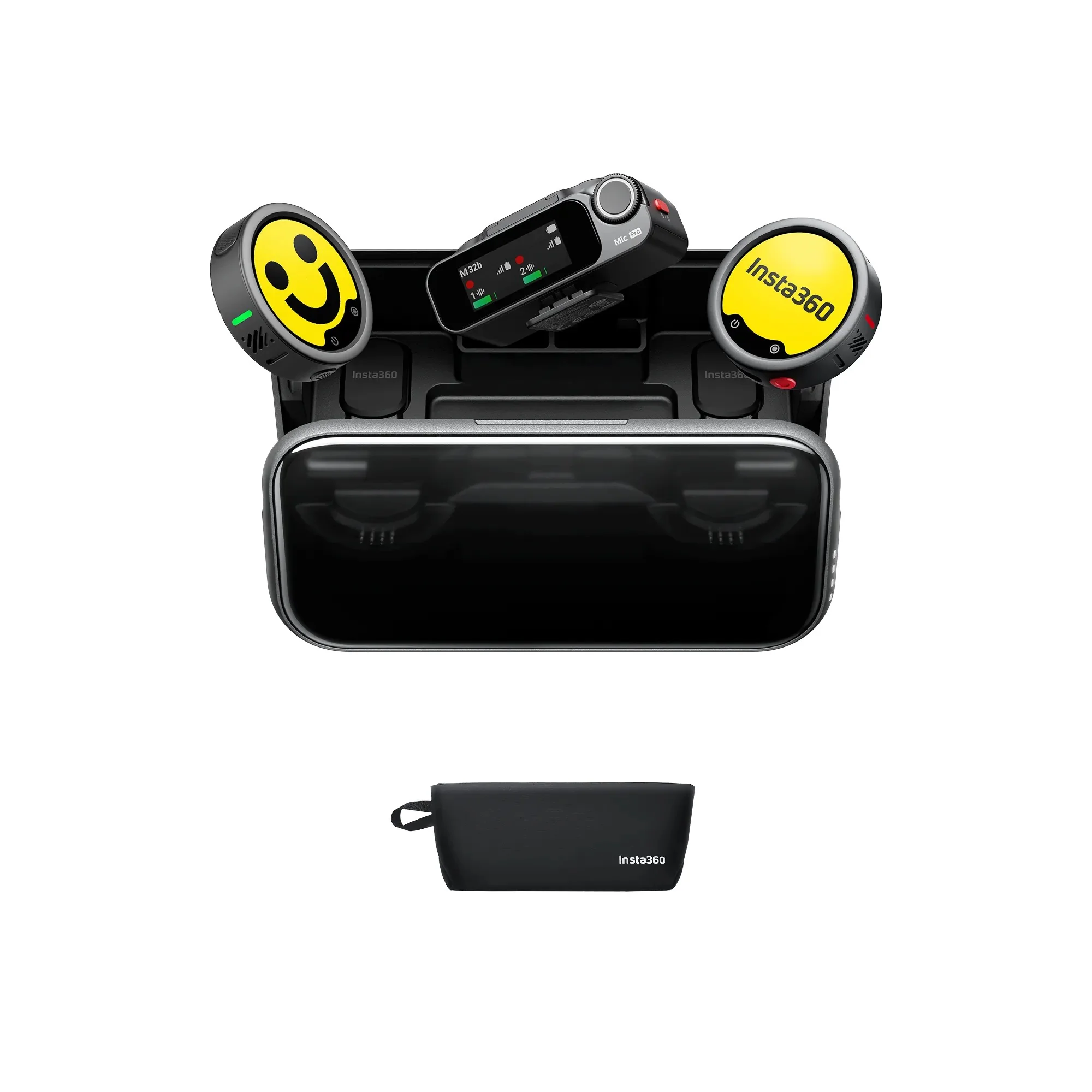 Insta360 Mic Pro (2 TX + 1 RX + Charging Case)